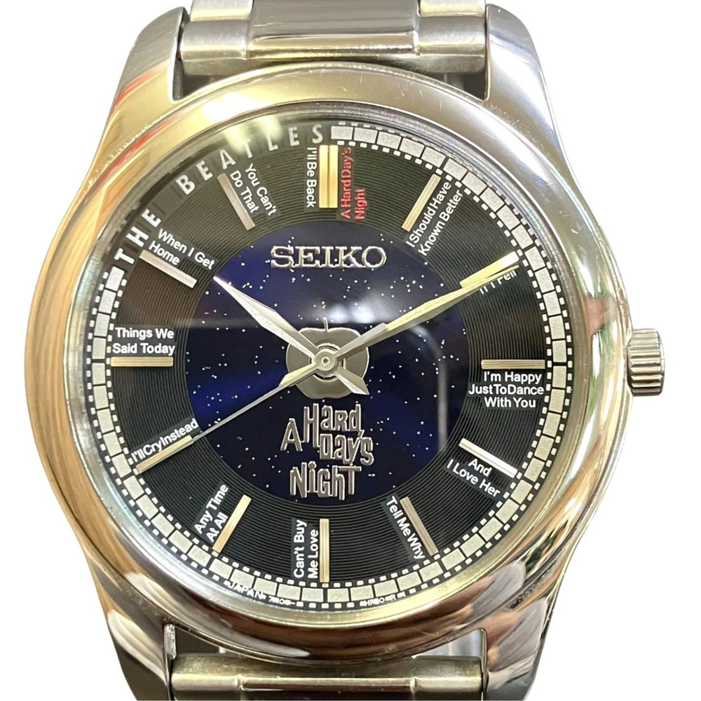 Seiko SEIKO wristwatch, total weight 79.5g, stainless steel, quartz movement,...